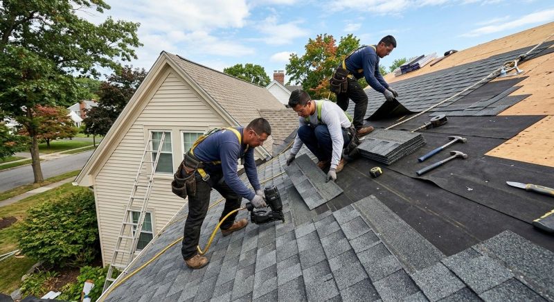 Asphalt Shingle Roof Installation in Framingham, MA