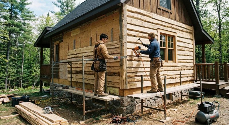 Cabin Siding Installation in Boston, MA