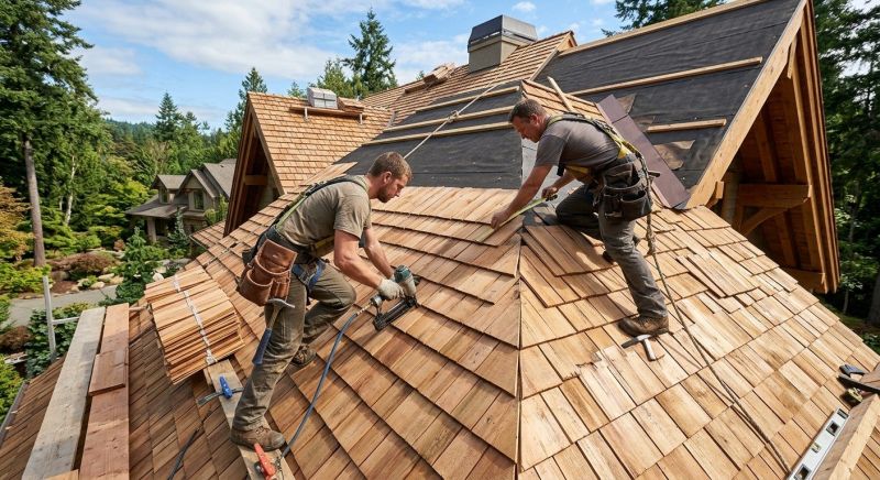 Cedar Shake Roof Construction in Alexandria, VA
