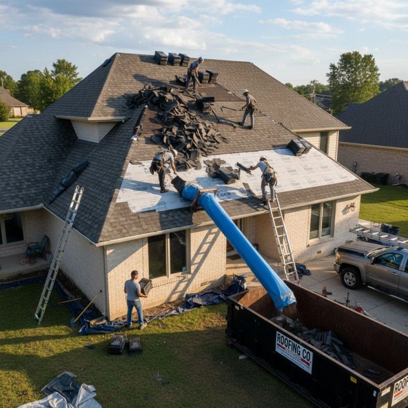 Damaged Roof Replacement in Nashua, NH