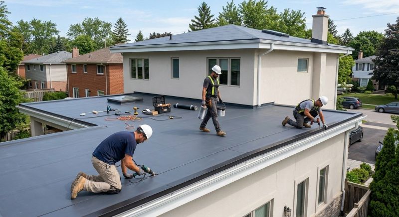 Flat Roof Installation in Fredericksburg, VA