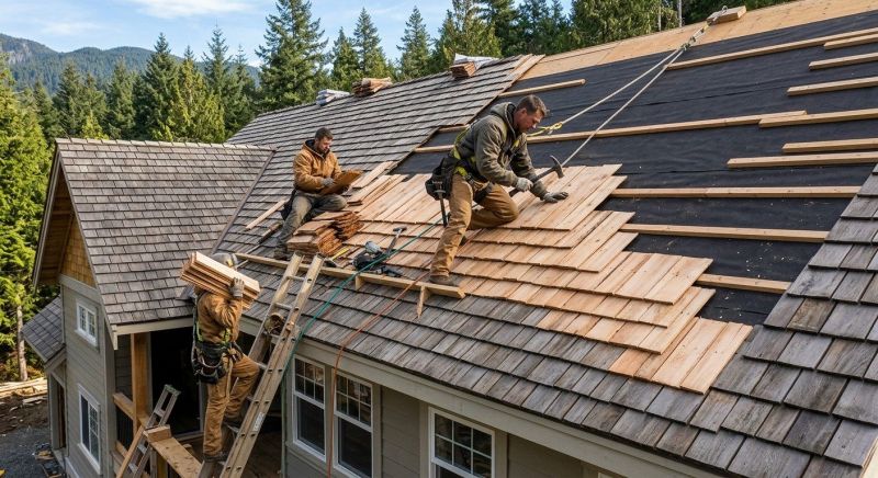 Wood Roofing Installation in Alexandria, VA